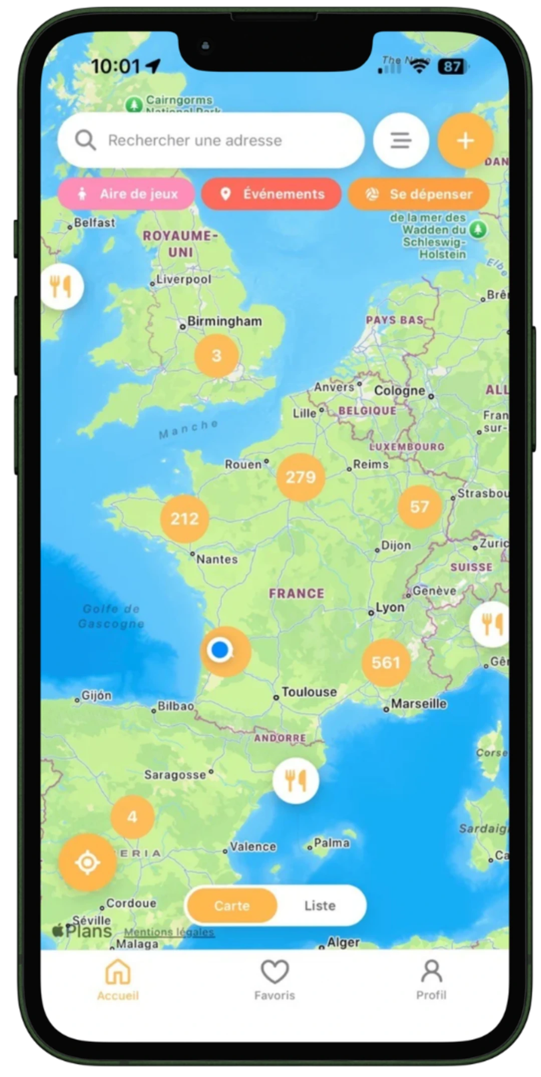 application sorties en famille yupi