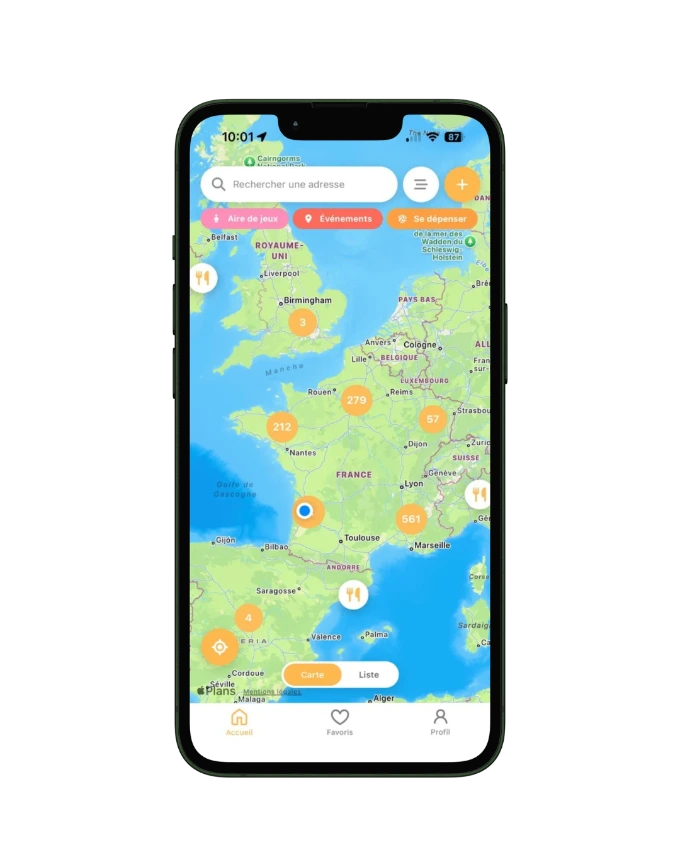 application yupi sorties en famille