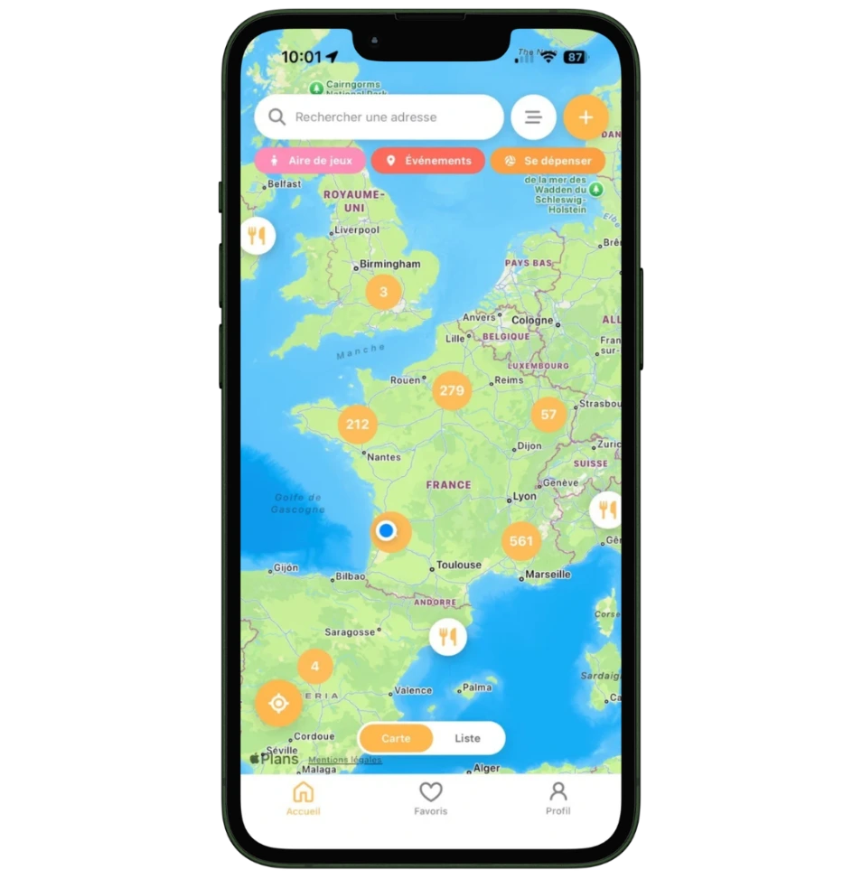 app yupi sorties en famille