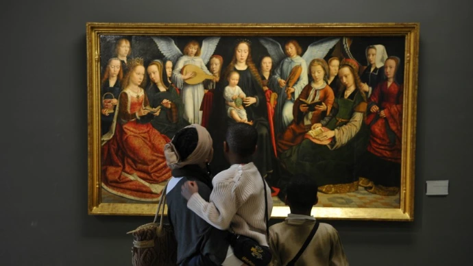 enfants et famille au musée