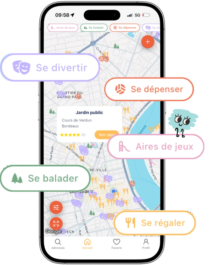 Application sorties en famille France